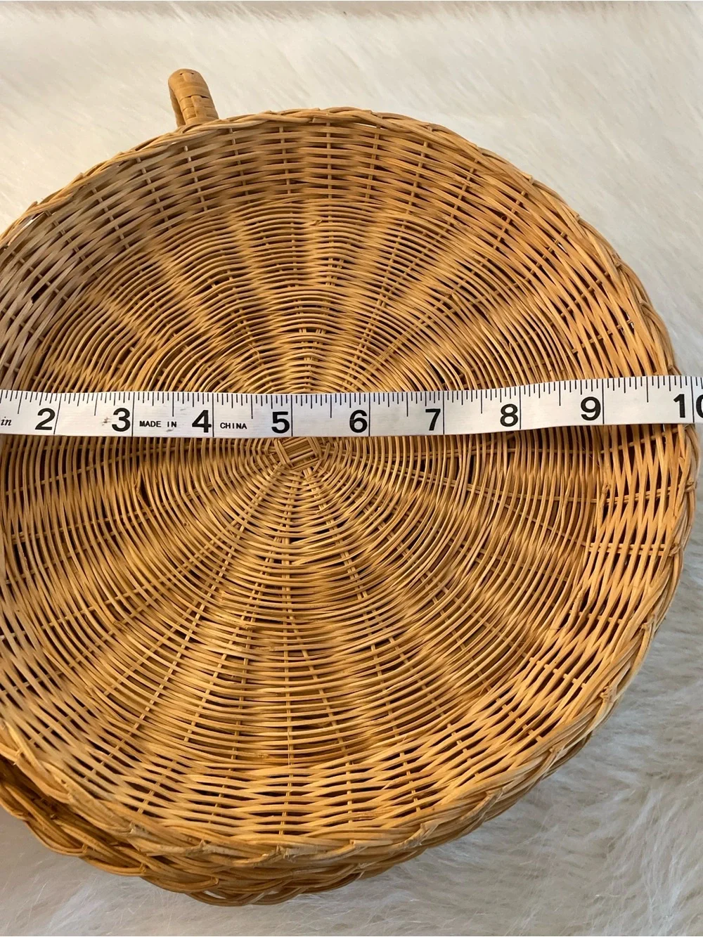 Vintage Basket Lot, paper plate holders Ratan decor